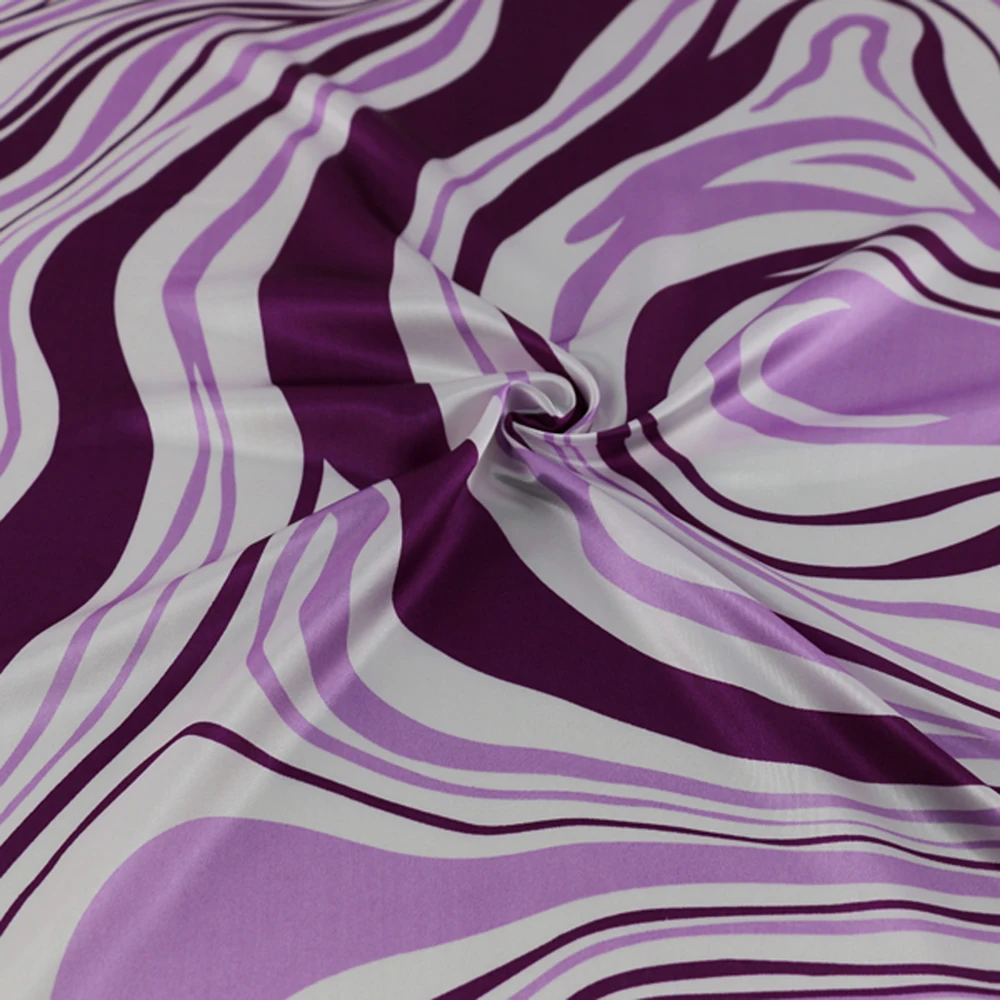 100 см* 148 см фиолетовая разноцветная атласная подкладочная ткань с принтом модная юбка шарфы Платье Сумка Подкладка Шармез ткань поли тицидо