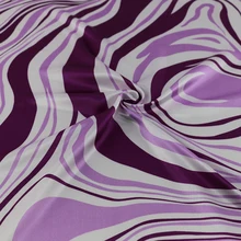 100 см* 148 см фиолетовая разноцветная атласная подкладочная ткань с принтом модная юбка шарфы Платье Сумка Подкладка Шармез ткань поли тицидо
