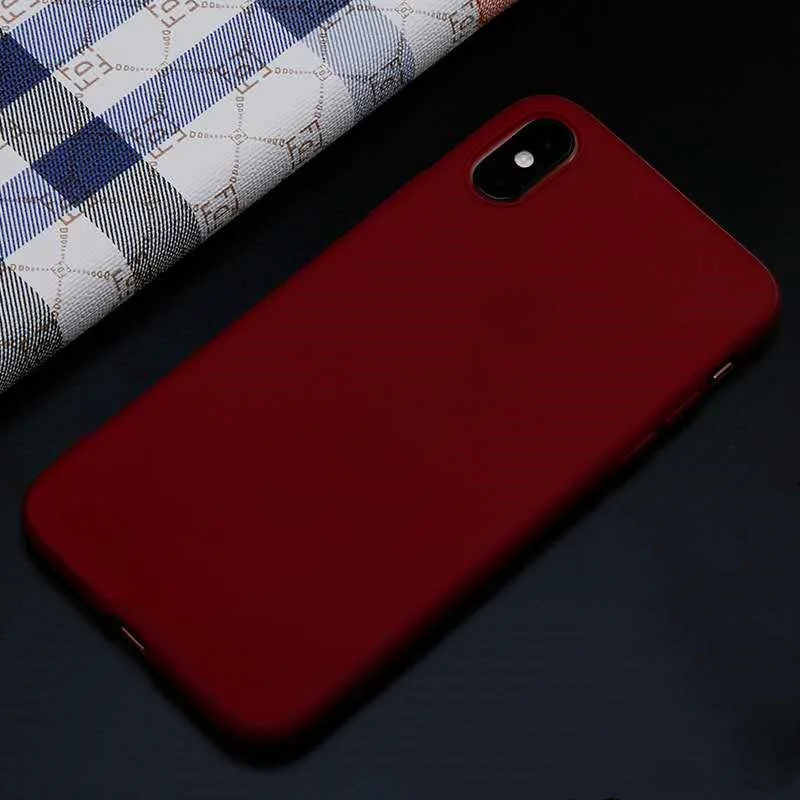 Роскошные мягкие матовые цветные чехлы на заднюю панель HKGK для Apple ...