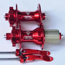 ZTTO MTB Mountian Bike Hubs 4591 Four Palin Hollowed Hub 32H Quick Release Disc Brake Bicycle Hub Purple Aluminum Alloy Bike Hub ztto aluminum alloy mtb bicycle rigid fork for 26 27 5 29 mountain bike disc brake straight tube forks 9mm quick release parts