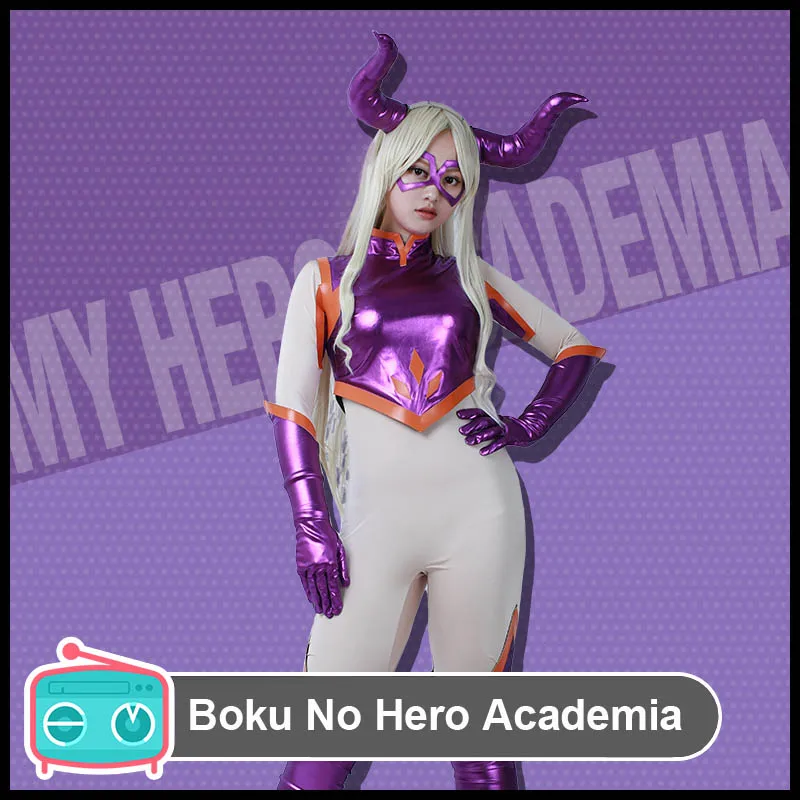 Coshome Boku no My Hero Academia Mt Lady Cosplay Costumes Women Jumpsuit for Halloween Party (4)