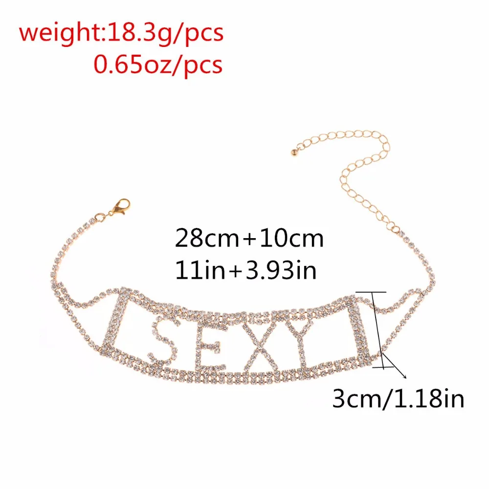 Роскошный чокер ожерелье s модное готическое колье сексуальное ожерелье со стразами женское ювелирное готическое тату ювелирные изделия