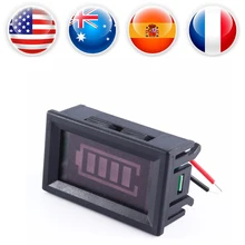12 В цифровой светодиодный Емкость батареи тестер Вольтметр метр MP индикатор монитор Анализатор свинцово-кислотная индикатор батареи процент