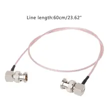 HD SDI Video Connector Cable RG179 BNC Male To BNC Right Angle Plug For BMCC Blackmagic Camera HD SDI Video Connector Cable RG179 BNC Male To BNC Right Angle Plug For BMCC Blackmagic Camera
