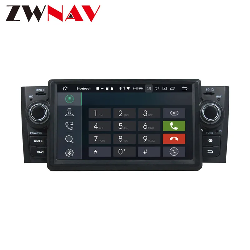 Flash Deal 4+32G Android 8.0 Car CD DVD Stereo Head unit For Fiat LINEA 2007-2013 car multimedia player Auto radio GPS Navigation BT Wifi 12