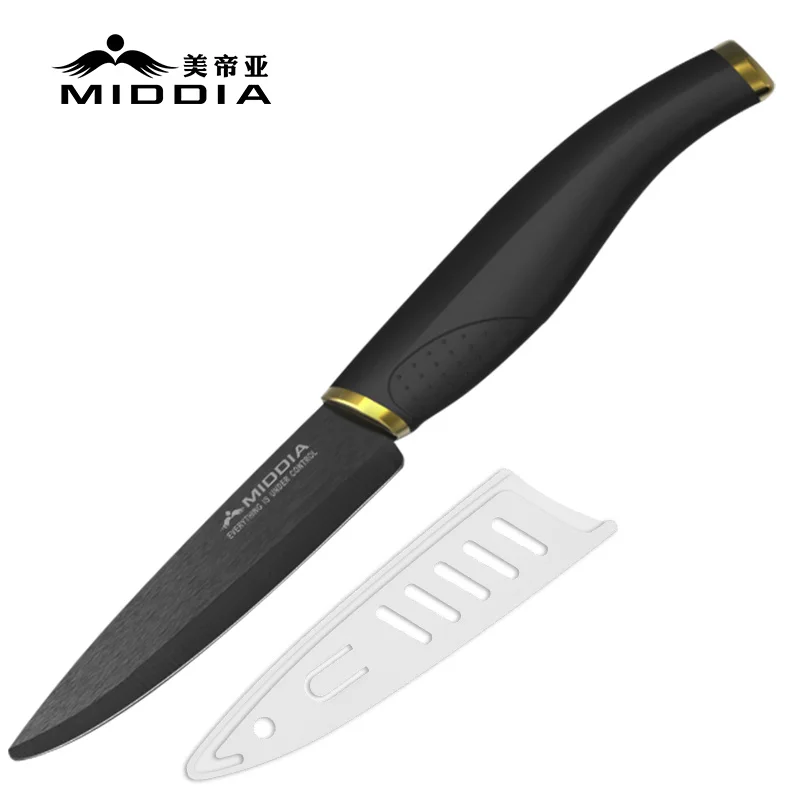 

4" Black Blade Ceramic Fruit Paring Knives For Charp Cheese Knife Is The Best Camping Knife Cheap Knives for Kitchen Utensils