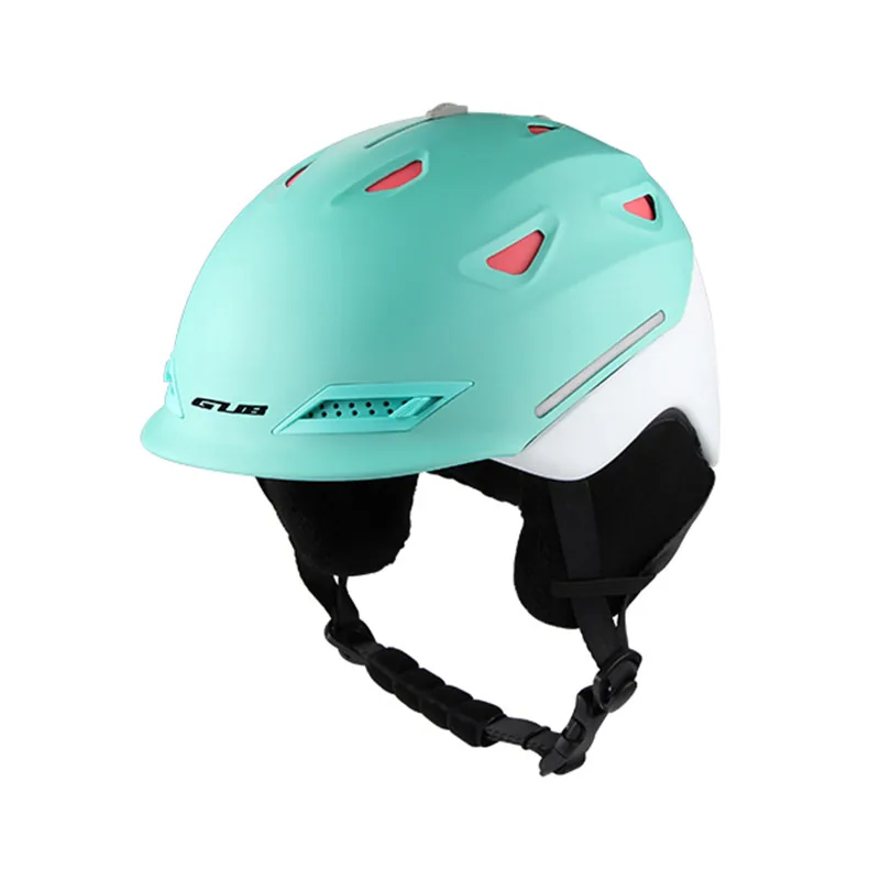 GUB, лыжный шлем, полупокрытый, безопасный, для езды на велосипеде, снега, сноуборда, спортивный шлем, дышащий, MTB, шоссейный, велосипедный шлем для взрослых - Цвет: Blue