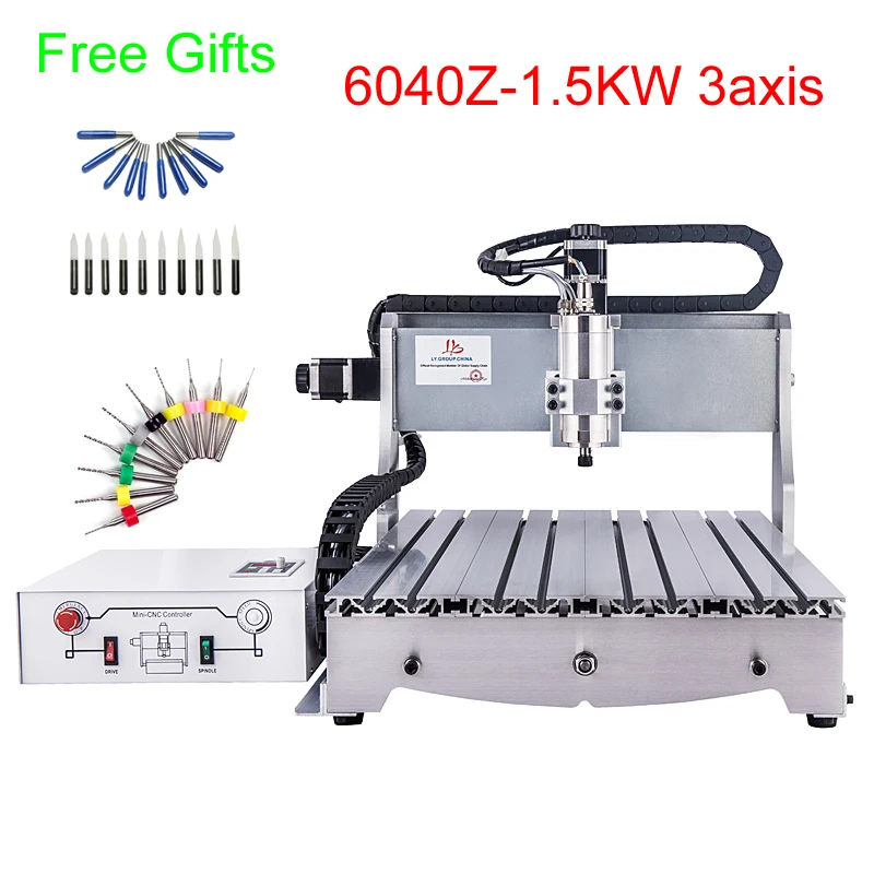

600*400mm working area Mini CNC milling machine with 1.5KW water cooling spindle for metal carving and drilling