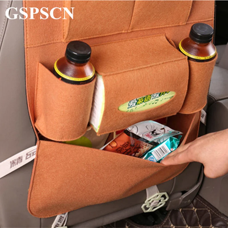 

GSPSCN For Child Kick New Thicken Back Seat Protective Mud Clean car Covers For car Seats For Ipad and Drink Anti Kick Mat Mat