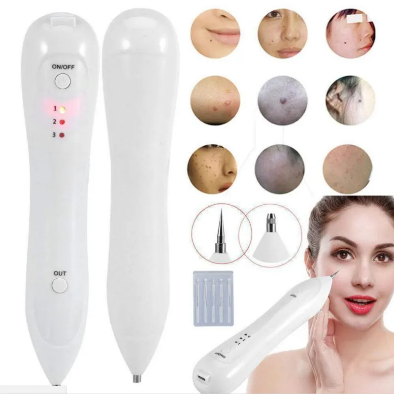 

Laser Freckle Removal Machine Skin Mole Removal Dark Spot Remover for Face Wart Tag Tattoo Removal Pen Salon Home Beauty Care