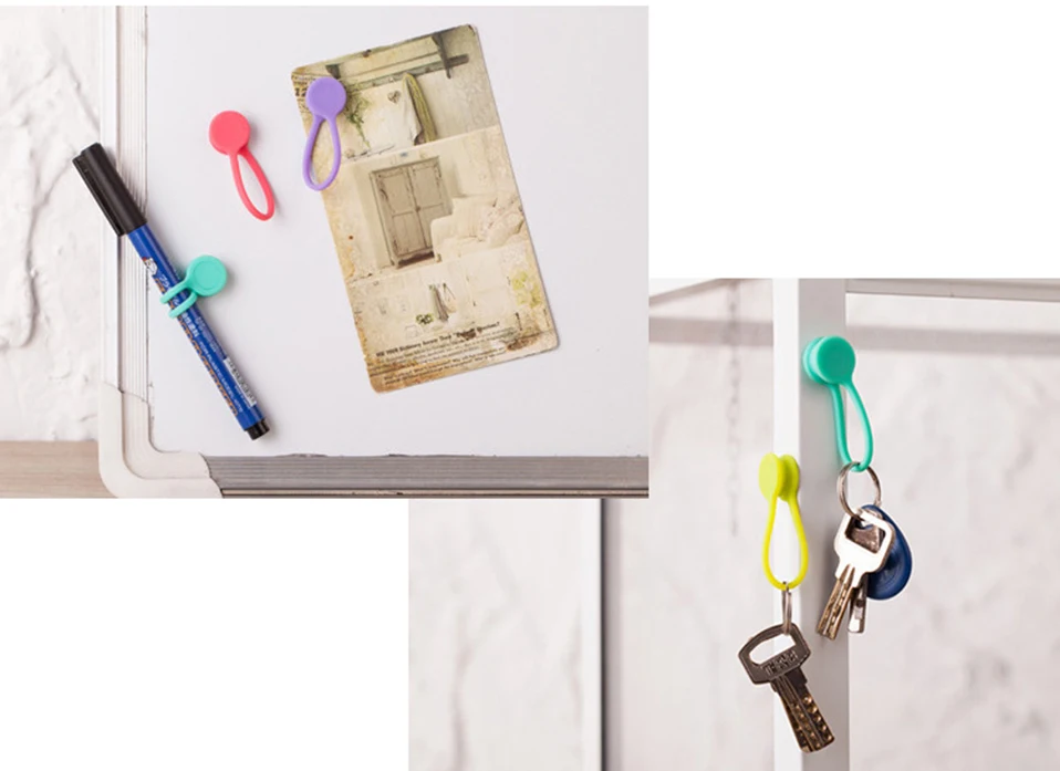 3PcsPack Earphone Cord Winder Cable Holder Organizer Clips Multi Function Durable Magnet Headphones Winder Cables Drop Shipping (15)