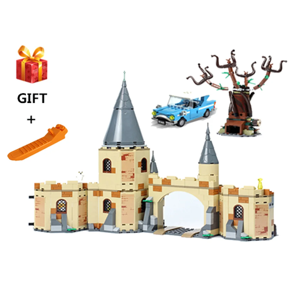 

Harry Potter Series Hogwarts Whomping Willow Building Blocks Brick Toys for Children Compatible with Legoing Harry Potter 75953