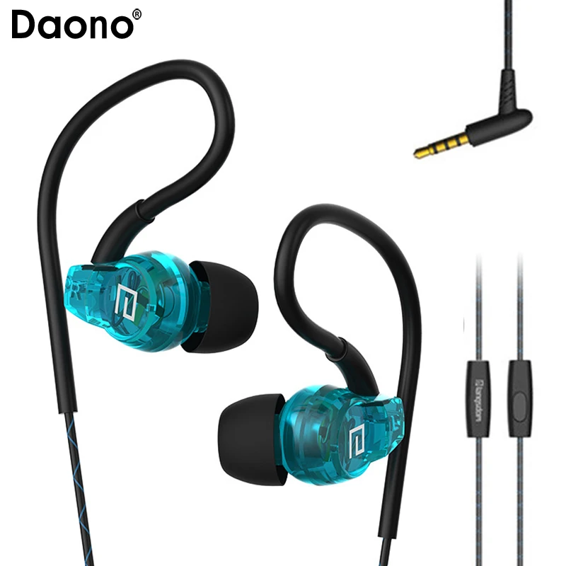 

Sweatproof Sport Headphones In Ear Exercise Earbuds Earphones with Remote and Mic for Running Gym Jogging