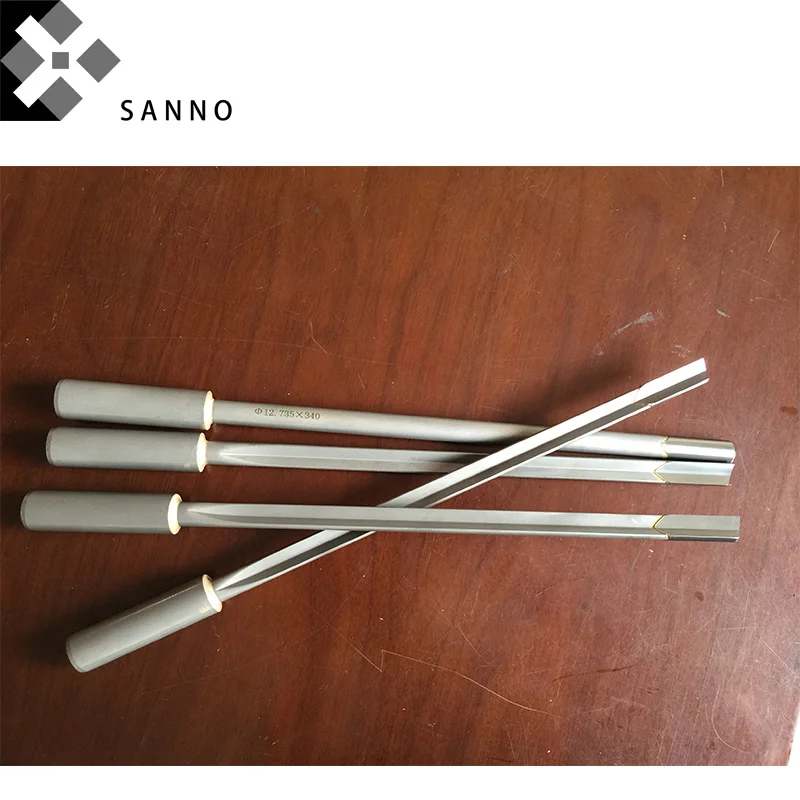 

1 PCS Custom gun drill bit with coolant hole 5.3mm -7.4mm X 700mm deep hole gun metal drill bit machine
