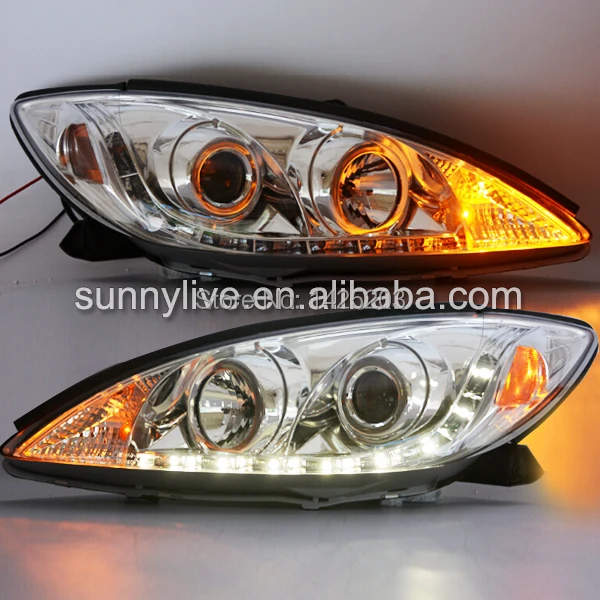 2001 2006Year For Toyota Aurion Camry LED Head Lamp Headlights front light R8 Style Chrome