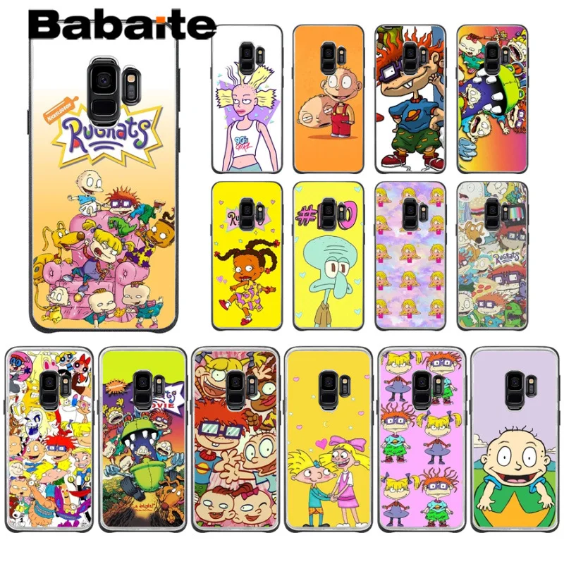 

Babaite cartoon Rugrats amine Novelty Fundas Phone Case Cover For Samsung Galaxy note 8 note9 s7 s6edge s9 s8 plus funda