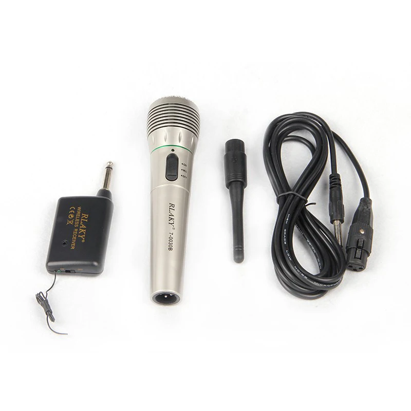 RLAKY 2017 Wire & Wireless Professional KTV Wireless Microphone + Mic