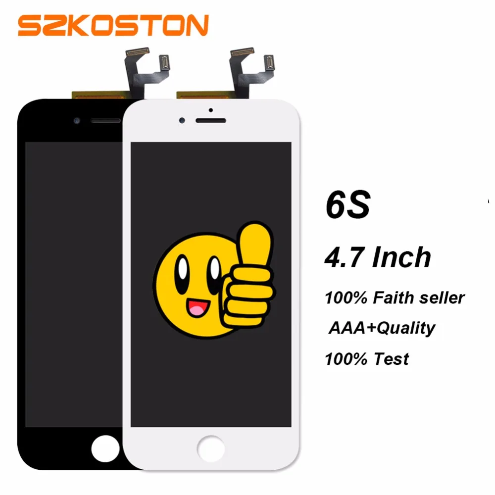

Grade AAA 4.7 inch For iPhone 6S LCD Display Touch Screen With Digitizer Replacement Assembly Parts with free shipping