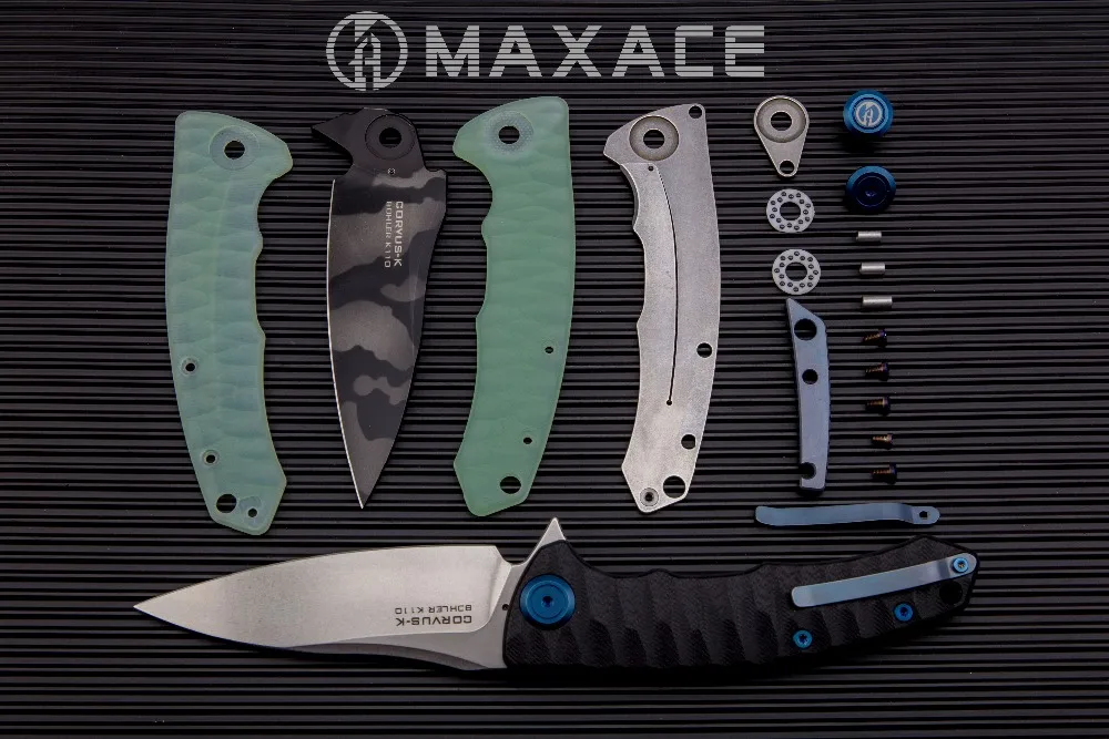 Maxace Corvus-K складной нож Походный нож K110 сталь камуфляжное покрытие лезвие