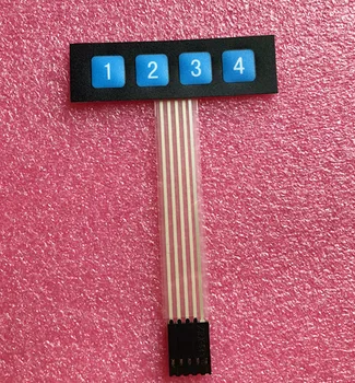 

10pcs 1x4 4 Key Matrix Membrane Switch Keypad Keyboard Control Panel SCM Extended Keyboard Super Slim