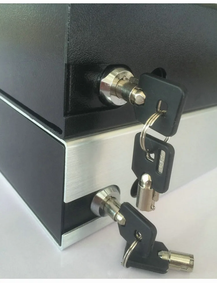 Портативный автомобильный Сейф ключ замок сейфы ювелирные изделия денежный Пистолет ящик для хранения алюминиевый сплав безопасность