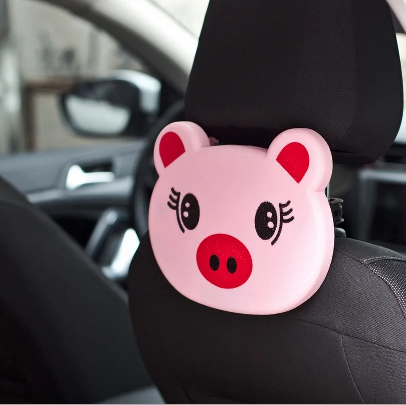 

Cartoon Car Seat Back Water Cup Rack Multifunctional Beverage Car Folding Table Dining Table Rack