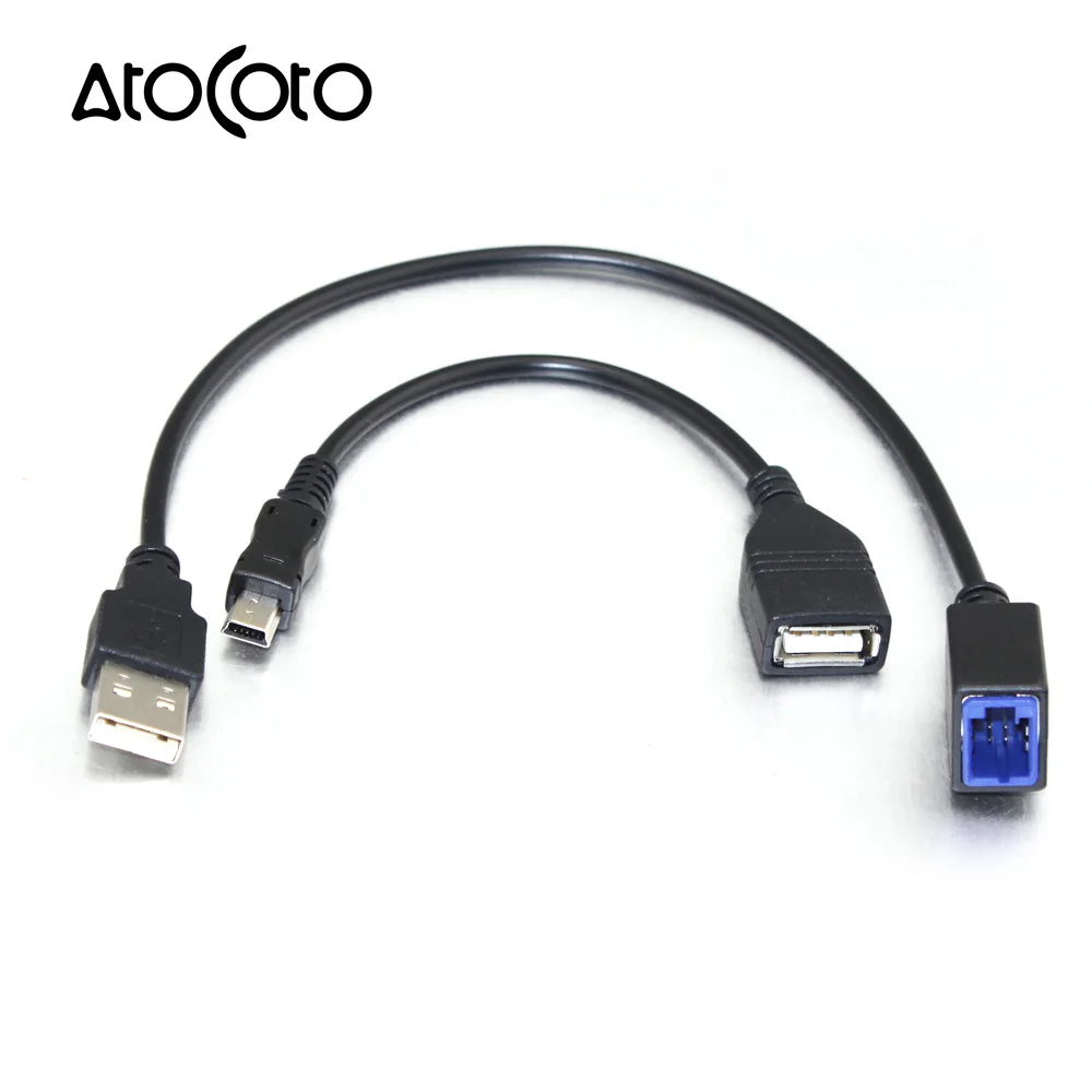 Оригинальный штекер к USB разъему адаптера для Nissan Teana Qashqai Автомобильное CD радио