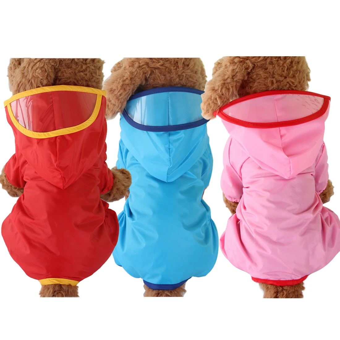 

1PC Dog Clothes for Dogs Raincoat Waterproof Overalls Goods for Pets Poncho Rain Umbrella Coats for Chihuahua Dog Raincoat
