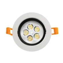 Светодиодный светильник 5 Вт светодиодный Epistar потолочный светильник светодиодный драйвер Lights для дома AC 85-265 В теплый белый ванная комната свет Освещение в помещении