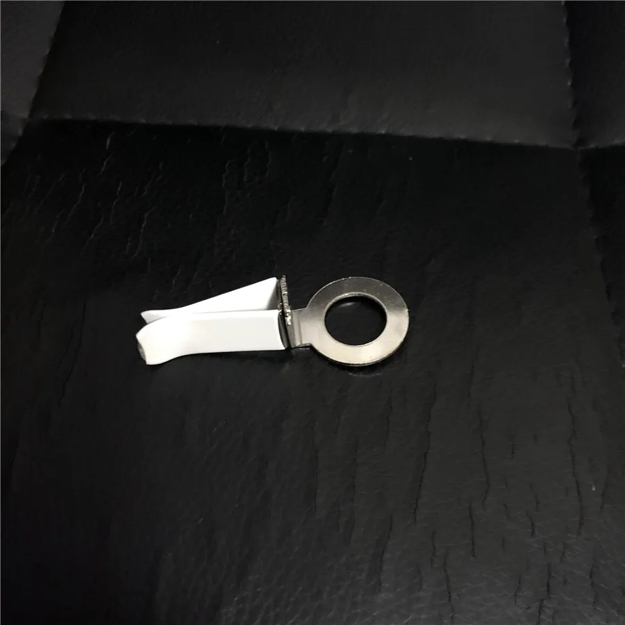 

5 pcs Auto Air Conditioner Air Outlet Perfume Clip White Stainless Steel Perfume, Glass Bottle Fittings, Clip
