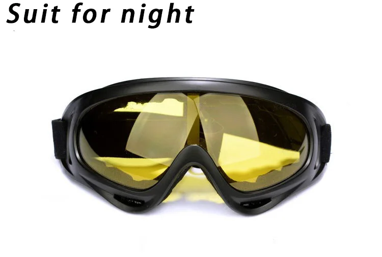 Ветрозащитный Лыжный Спорт очки велосипедные очки гибкие Спорт CS очки лыжные очки UV400 пыле MotoSunglasses мужские и женские
