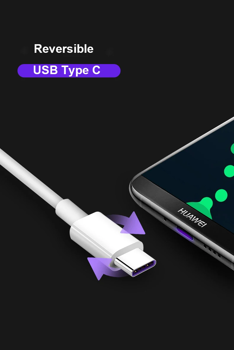 5A USB C Supercharge type C кабель для huawei P30 Pro P20 Lite mate 20 P10 USB 3,1 type-C Quick Charge 4,0 кабель для быстрой зарядки