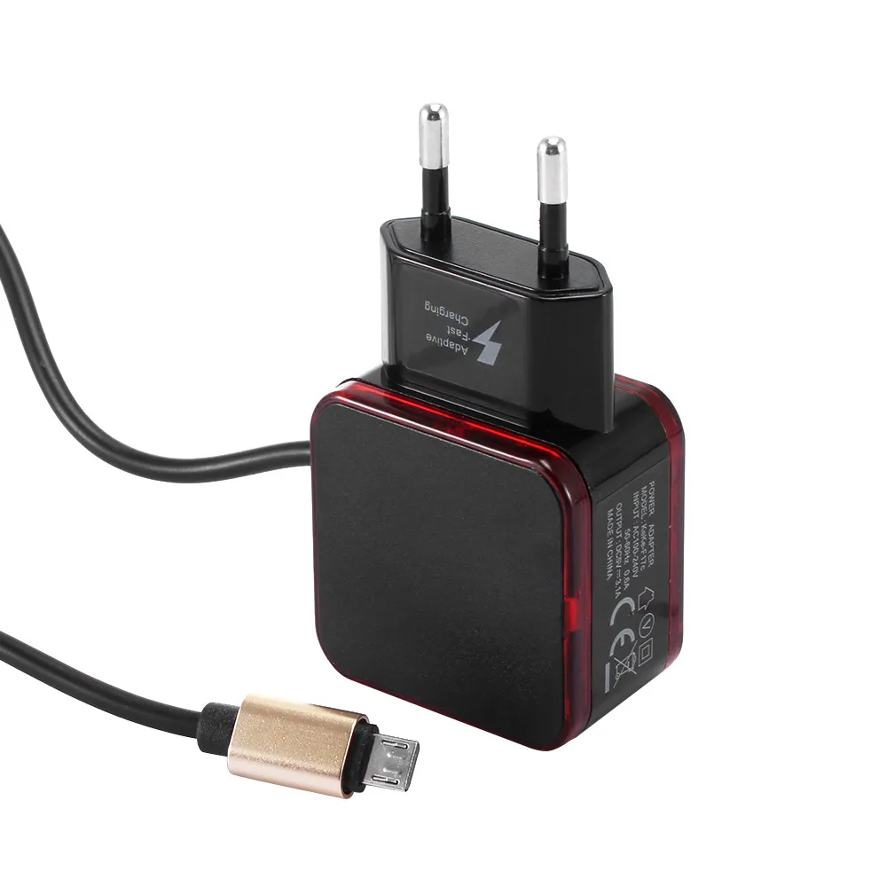 Двойной зарядное устройство USB адаптер Быстрая зарядка 3,0 цифровое напряжение/ток дисплей Авто Быстрое Автомобильное зарядное устройство для смартфона/планшета