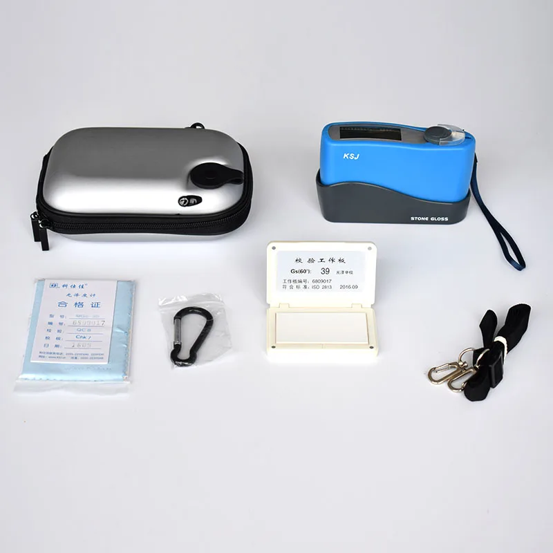 Brand KSJ Stone Glossmeter Gloss Meter Gauge 0~199GU 60 degree Special for stone High Quality for marble granite terrazzo etc. 6