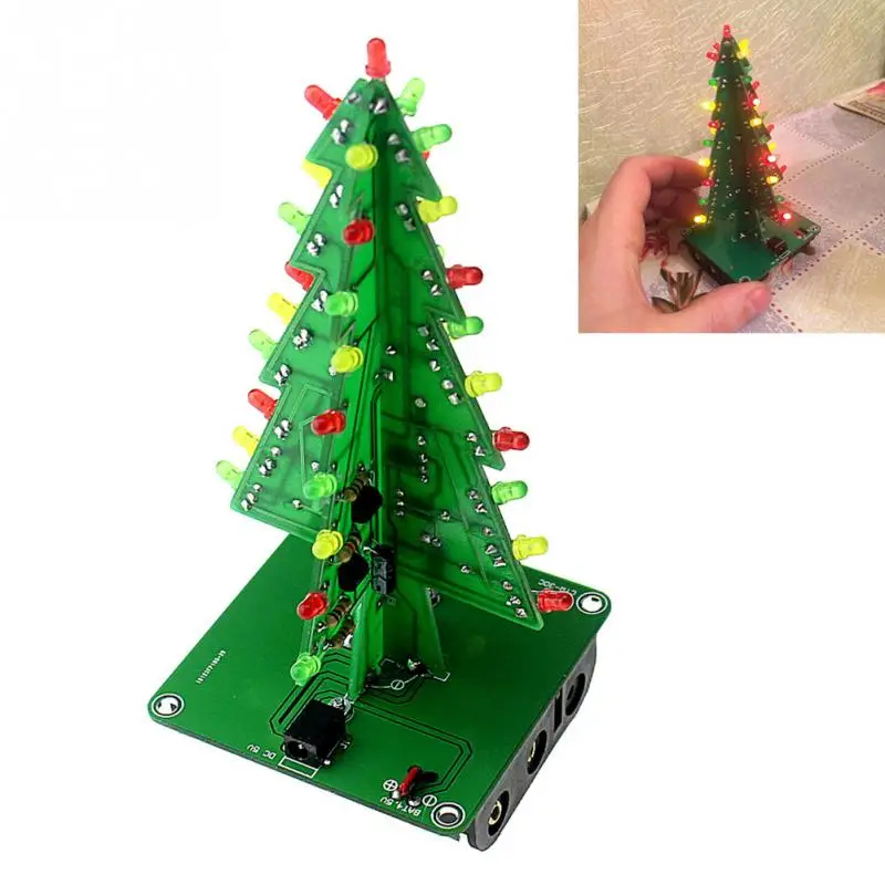 1pc christmas tree 36 led lights flash kit with electronic store open on christmas