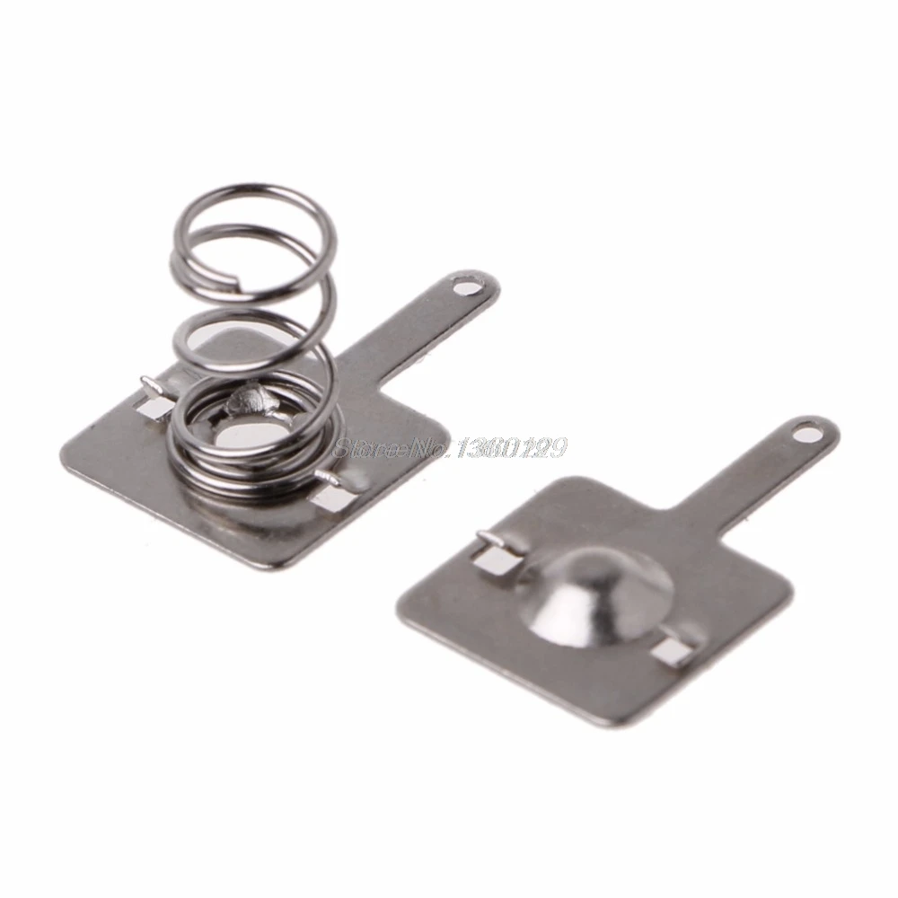 50 Pairs Metal Battery Spring Plate Set for AA AAA Positive Negative Contact New