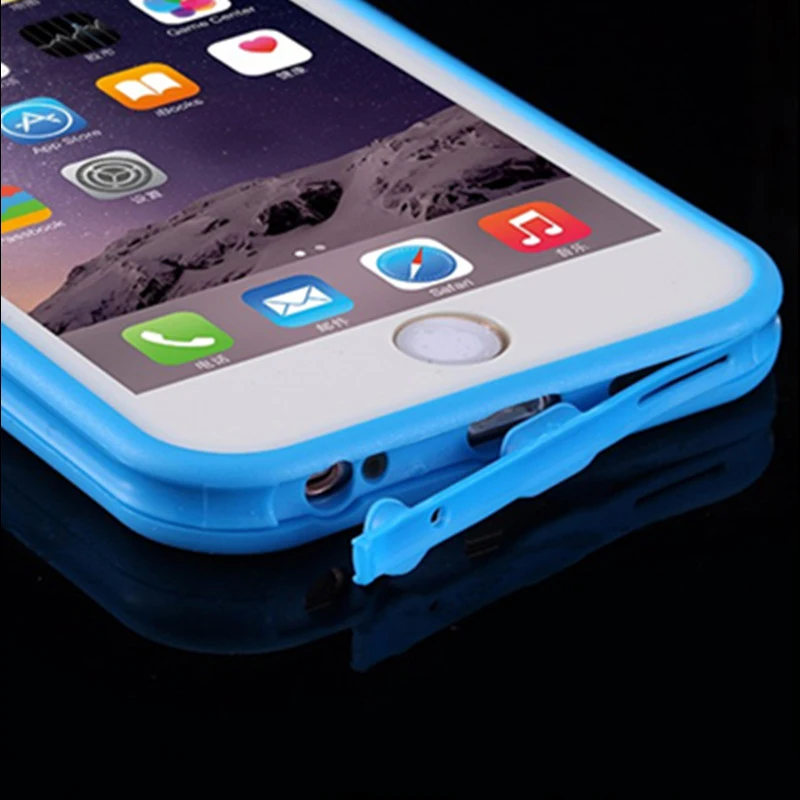 Подъемный водонепроницаемый силиконовый чехол для iPhone 6 6s 7 8 Plus из ТПУ X XS XR Max