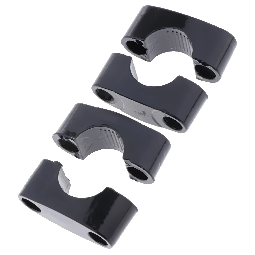 1 Pair 22mm Motorcycle Handle Bar Mirror Mount Holder Clamp Adaptor  Universal fit for most of Motorcycles ATV 
