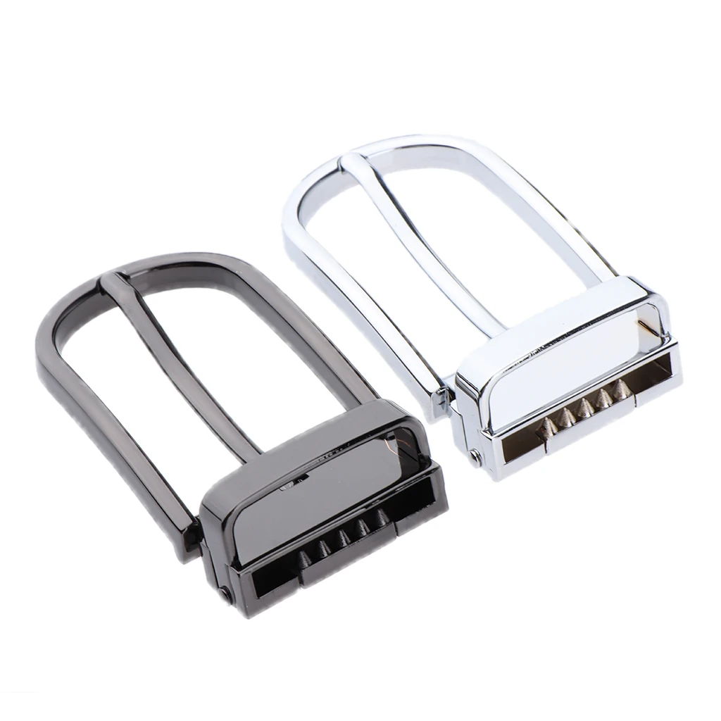 DIY Metal Heavy Duty Hand Bag Shoe Strap Belt Web Adjust Roller Pin Buckle Snap Rectangle Ring for Women Men