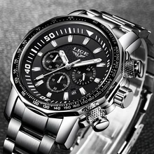 New LIGE Mens Watches Top Brand Luxury Fashion Quartz Watch Men Full Steel Waterproof Sport Military Watch Relogio Masculino+Box New LIGE Mens Watches Top Brand Luxury Fashion Quartz Watch Men Full Steel Waterproof Sport Military Watch Relogio Masculino+Box