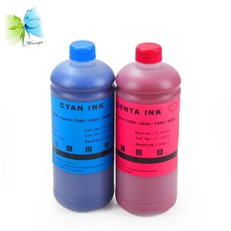 Winnerjet Refill ультрахромовые пигментные чернила для принтера Epson 7880 9880 7800 9800 подходит
