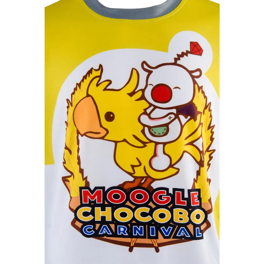 FF15 Moogle Chocobo футболка Final Fantasy XV ноктис люцис кэлум костюм футболки карнавал Мужская рубашка с коротким рукавом летние футболки топы