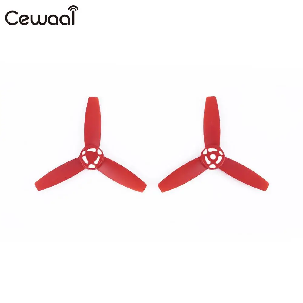 Red Blade Props UAV Rotating Uav Spare Parts Stable Land Take Off Quadcopter Parts 3Leaf Propeller Propeller Blades