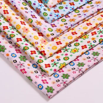 

150cm wide Flowers polyester fabric / imitation cotton cloth / Textile Upholstery fabric for clothing, lining, sewing diy