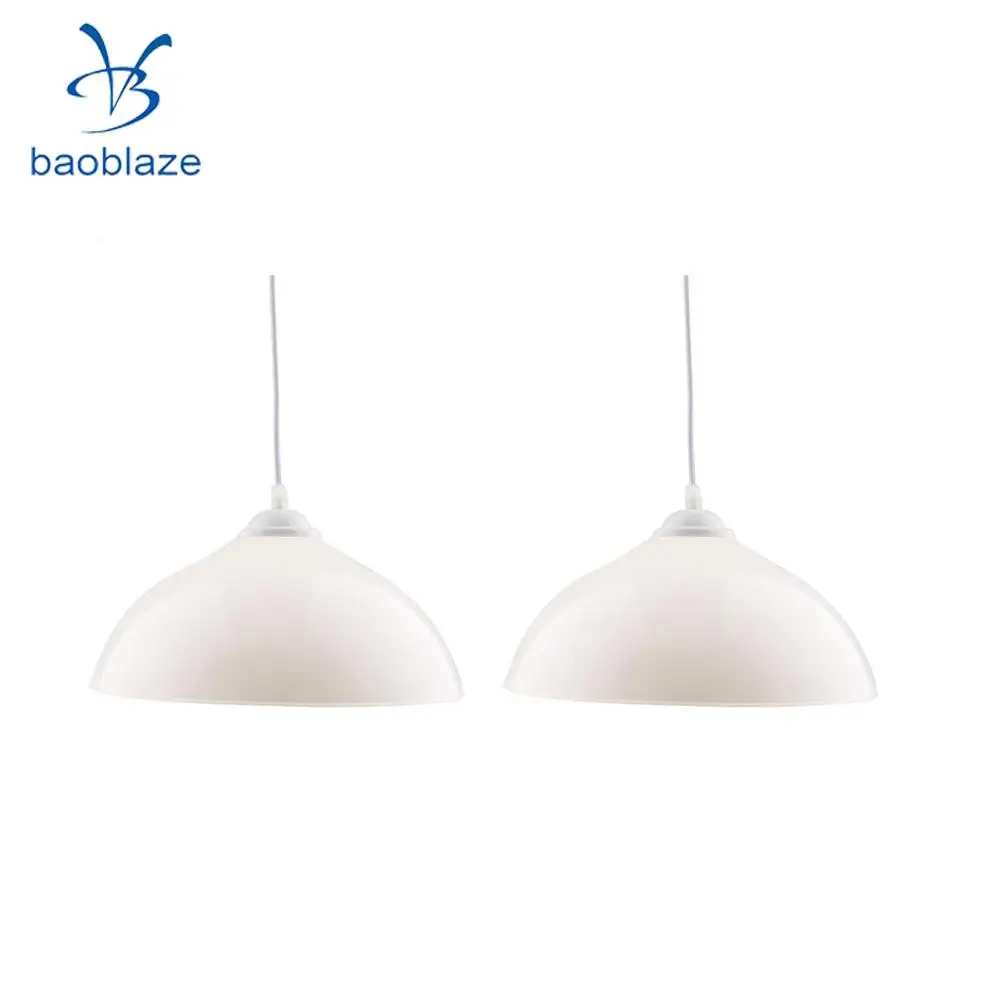 

2Pcs Semi-circular Lamp Shade Chandelier Lampshade Light Fixtures White