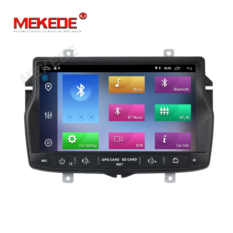Best Russian menu!android 9.1 8cores car radio cassette player for Lada Vesta support GPS navigation WiFi Bluetooth TV SWC canbus 4
