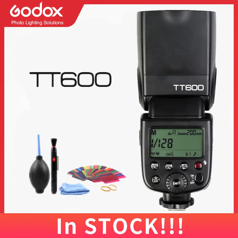 

Godox TT600 2.4G Wireless GN60 Master/Slave Camera Flash Speedlite Speedlight for Canon Nikon Pentax Olympus Fujifilm