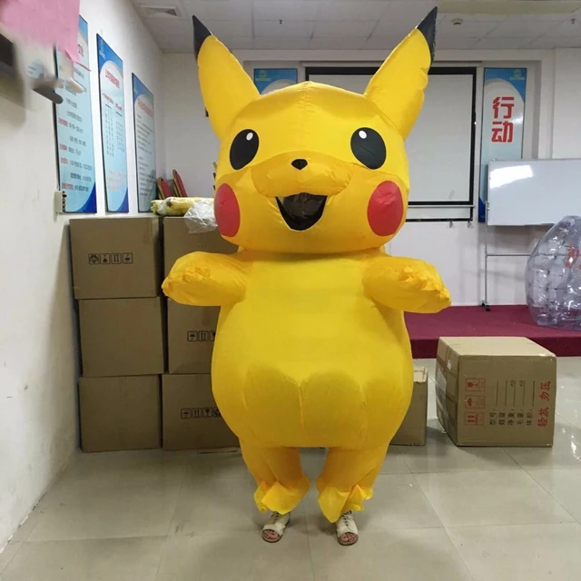 2017 new arrival pikachu inflatable costume halloween costume for adult women men cosplay outfits popular cosplay - Pikachu Halloween Costume Women 2017 new arrival pikachu inflatable costume halloween costume for adult women men cosplay outfits popular cosplay - Pikachu Halloween Costume Women