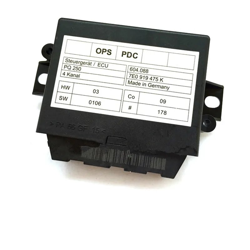 OEM PQ25 PDC модуль 4 K датчик парковки OPS система парковки для переднего колеса блок управления для VW New Jetta Polo, beetle 7E0 919 475 K