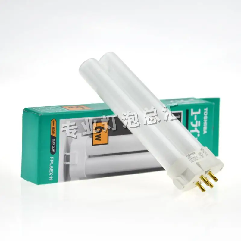 

TOSHIBA FPL6EX-N 6W CFL compact fluorescent bulb, 4 pins lamp tube FPL6EXN